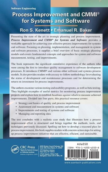 Produktbild: Process Improvement and CMMI for Systems and Software