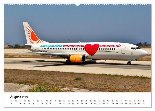 Produktbild: Ein Jahr in der Welt der Luftfahrt (hochwertiger Premium Wandkalender 2027 DIN A2 quer), Kunstdruck in Hochglanz