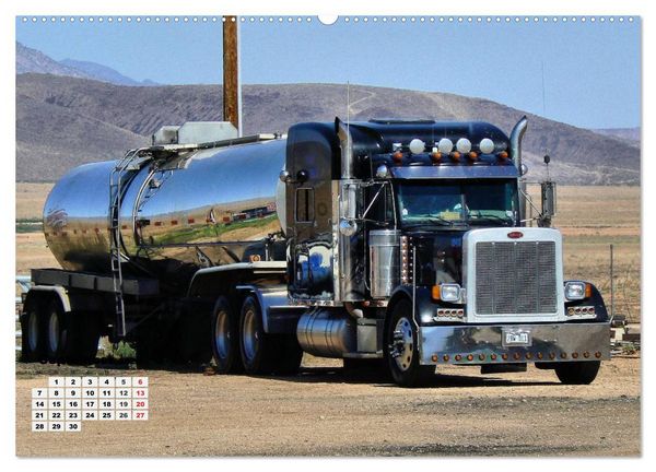 Produktbild: US-Trucks. Faszination Langhauber (Wandkalender 2026 DIN A2 quer), CALVENDO Monatskalender