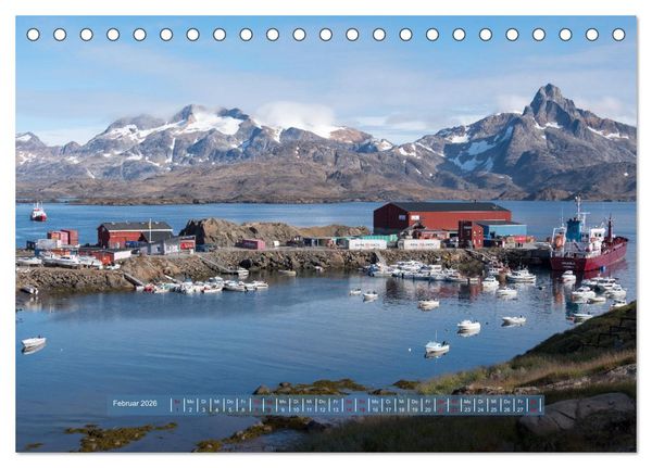 Produktbild: Tasiilaq - Ein kurzer Sommer in Ostgr&ouml;nland (Tischkalender 2026 DIN A5 quer), CALVENDO Monatskalender