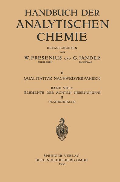Produktbild: Elemente der Achten Nebengruppe II