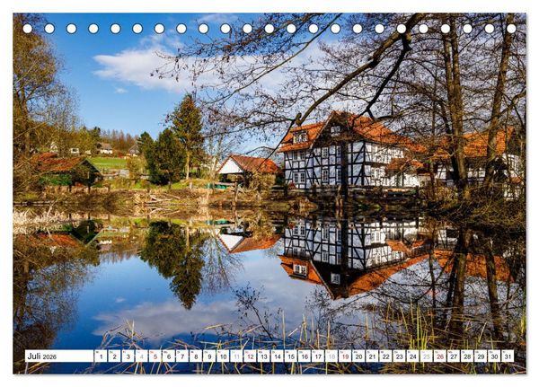 Produktbild: Mein sch&ouml;nes Herleshausen (Tischkalender 2026 DIN A5 quer), CALVENDO Monatskalender