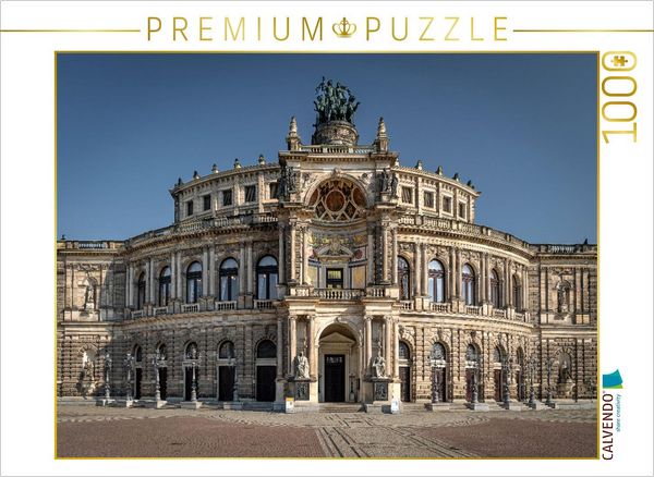 CALVENDO Puzzle Semperoper Dresden | 1000 Teile Lege-Größe 64x48cm Foto-Puzzle für glückliche Stunden