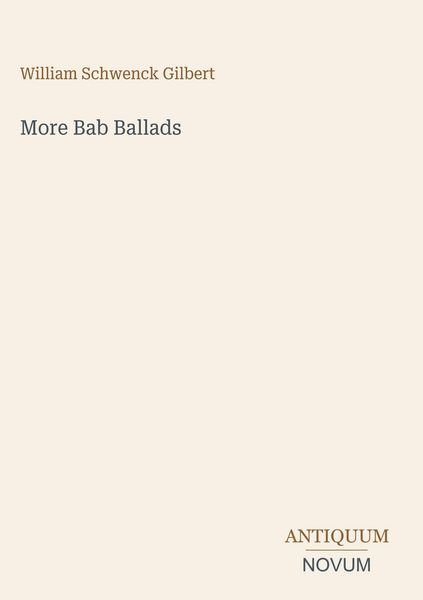 Produktbild: More Bab Ballads