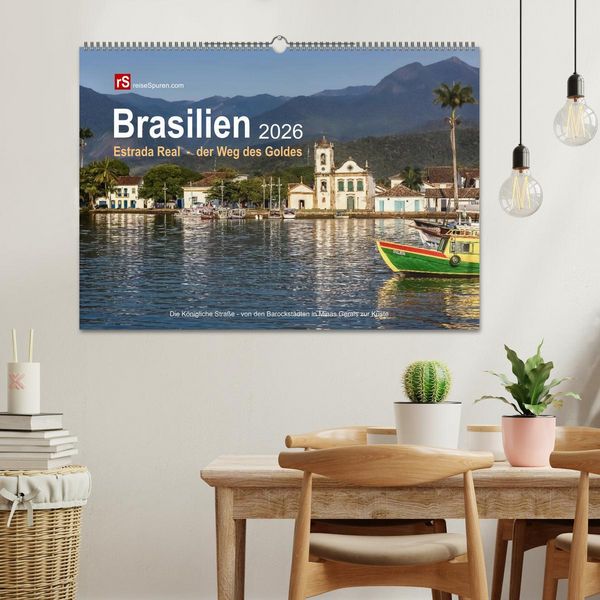 Produktbild: Brasilien 2026 Estrada Real - der Weg des Goldes (Wandkalender 2026 DIN A2 quer), CALVENDO Monatskalender