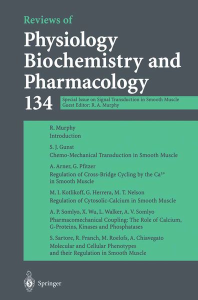Produktbild: Reviews of Physiology Biochemistry and Pharmacology