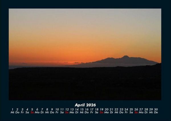 Produktbild: Landschaftskalender 2026 Fotokalender DIN A4