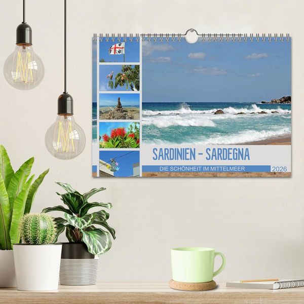 Produktbild: SARDINIEN - SARDEGNA (Wandkalender 2026 DIN A4 quer), CALVENDO Monatskalender