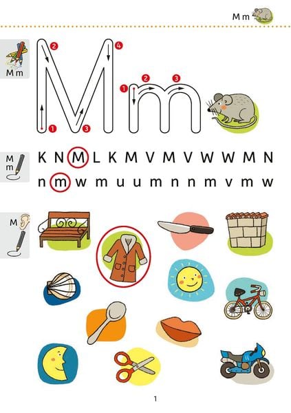 Produktbild: Mein &Uuml;bungsheft Lesen 1. Klasse: Vom Buchstaben zum Wort