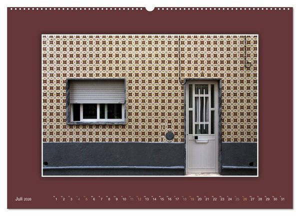 Produktbild: Azulejo-Fassaden in Portugal (Wandkalender 2026 DIN A2 quer), CALVENDO Monatskalender