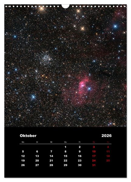 Produktbild: Das Universum (Wandkalender 2026 DIN A3 hoch), CALVENDO Monatskalender