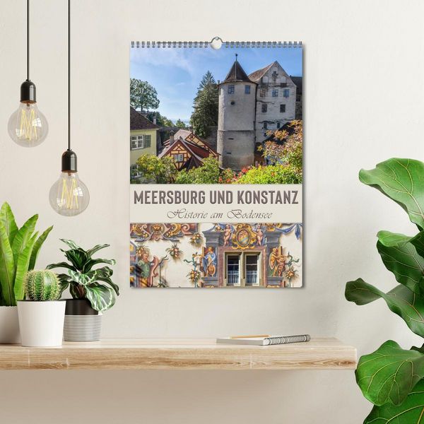Produktbild: MEERSBURG UND KONSTANZ Historie am Bodensee (Wandkalender 2026 DIN A3 hoch), CALVENDO Monatskalender