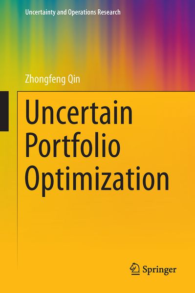 Produktbild: Uncertain Portfolio Optimization