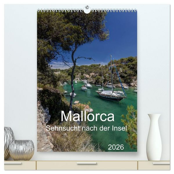 Produktbild: Mallorca - Sehnsucht nach der Insel (hochwertiger Premium Wandkalender 2026 DIN A2 hoch), Kunstdruck in Hochglanz