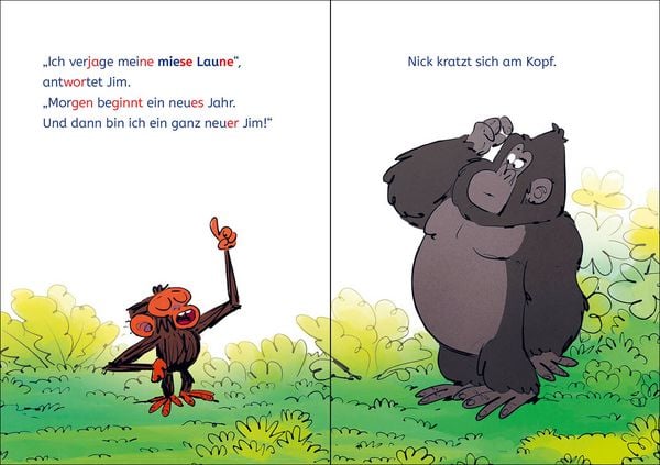 Produktbild: Lesel&ouml;wen 1. Klasse - Jim ist mies drauf - Wer braucht schon gute Laune?