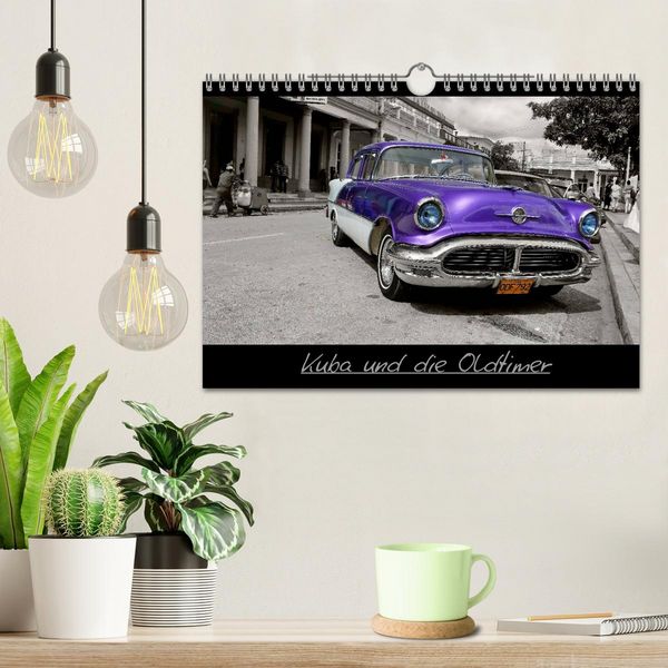 Produktbild: Kuba und die Oldtimer (Wandkalender 2026 DIN A4 quer), CALVENDO Monatskalender
