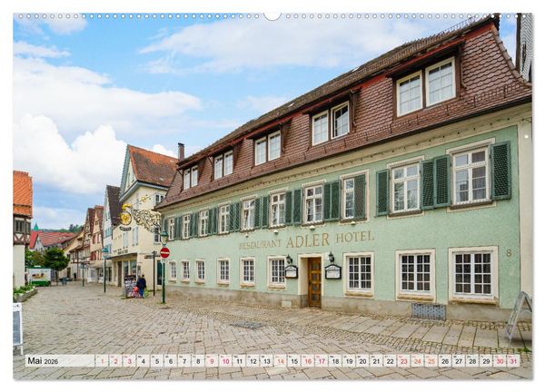 Produktbild: Blaubeuren Impressionen (hochwertiger Premium Wandkalender 2026 DIN A2 quer), Kunstdruck in Hochglanz