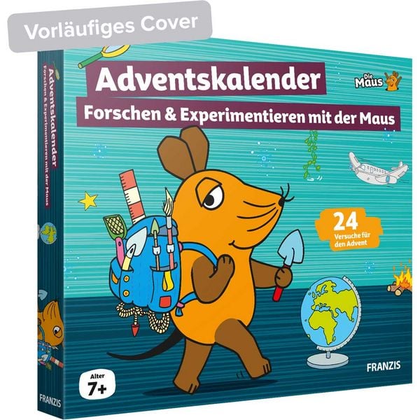 Produktbild: Franzis Experimente Adventskalender Altersklasse ab 7 Jahre