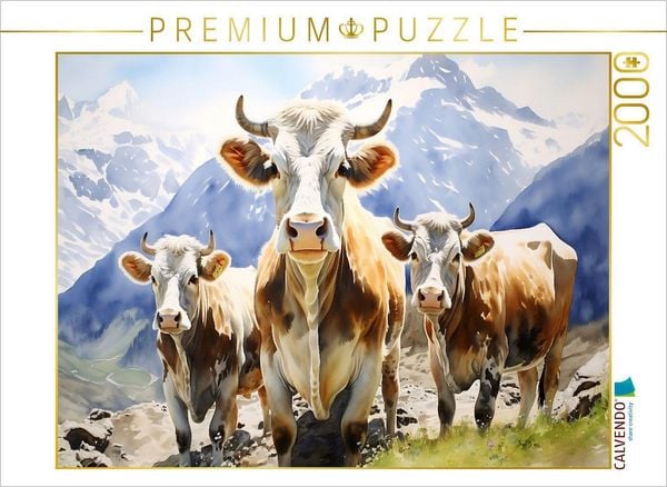 "CALVENDO Puzzle Ein Motiv aus dem Kalender ""Die Magie der Bergwelt"" | 2000 Teile Lege-Größe 90x67cm Foto-Puzzle für glückliche Stunden"