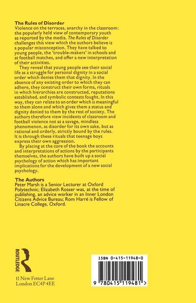 Produktbild: The Rules of Disorder