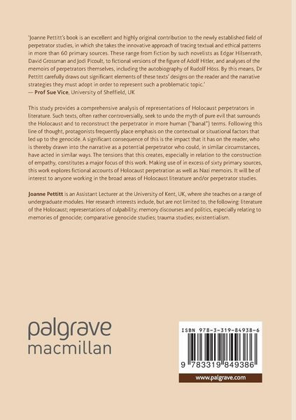Produktbild: Perpetrators in Holocaust Narratives