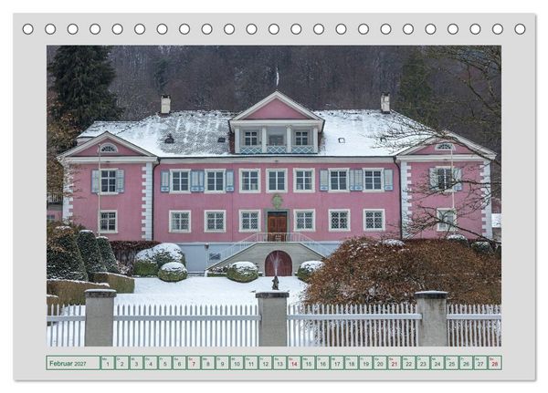 Produktbild: Schl&ouml;sser in Baden-W&uuml;rttemberg (Tischkalender 2027 DIN A5 quer), CALVENDO Monatskalender