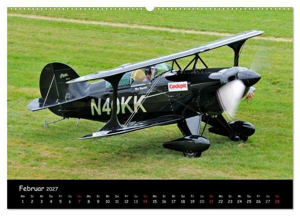 Produktbild: Doppeldecker - Veteranen der L&uuml;fte (Wandkalender 2027 DIN A2 quer), CALVENDO Monatskalender
