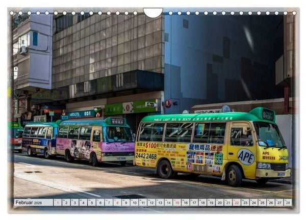 Produktbild: Hongkong, die pulsierende Metropole (Wandkalender 2026 DIN A4 quer), CALVENDO Monatskalender