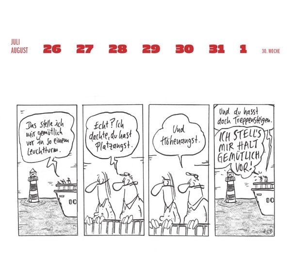 Produktbild: Hauck & Bauer Postkartenkalender 2027