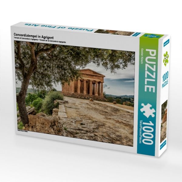 Produktbild: CALVENDO Puzzle Concordiatempel in Agrigent | 1000 Teile Lege-Gr&ouml;&szlig;e 64x48cm Foto-Puzzle f&uuml;r gl&uuml;ckliche Stunden