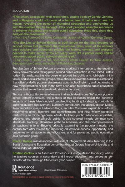 Produktbild: The Big Lies of School Reform
