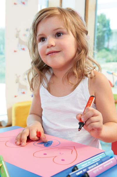 Produktbild: STABILO Fasermaler Trio Scribbi violet