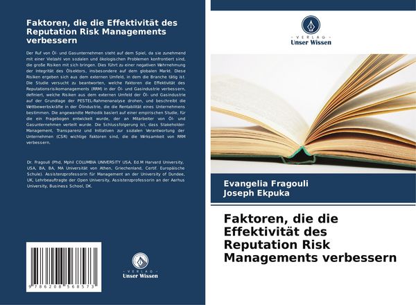 Produktbild: Faktoren, die die Effektivit&auml;t des Reputation Risk Managements verbessern