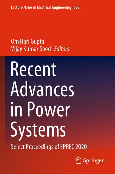 Produktbild: Recent Advances in Power Systems