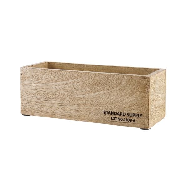 BUTLERS STANDARD SUPPLY Holzkasten hochkant L 28 x B 11cm