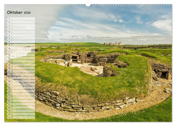 Produktbild: The Mainland Orkney - Schottlands Inseln (hochwertiger Premium Wandkalender 2026 DIN A2 quer), Kunstdruck in Hochglanz