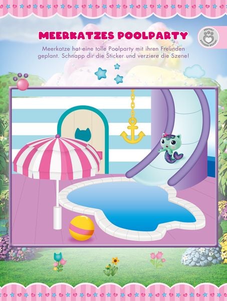 Produktbild: Gabby's Dollhouse: 1001 Sticker: Stickern &ndash; R&auml;tseln &ndash; Ausmalen