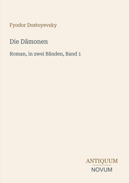 Produktbild: Die D&auml;monen
