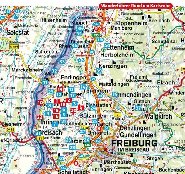 Produktbild: ROTHER Wanderf&uuml;hrer Kaiserstuhl