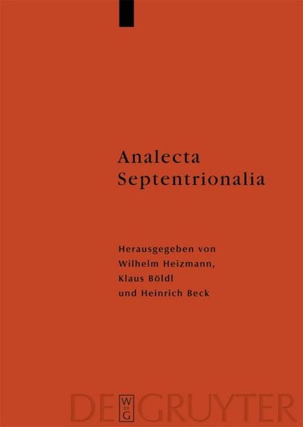 Produktbild: Analecta Septentrionalia