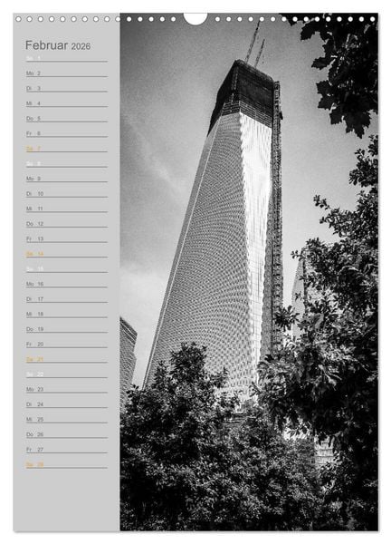 Produktbild: New York Vertical (Wandkalender 2026 DIN A3 hoch), CALVENDO Monatskalender