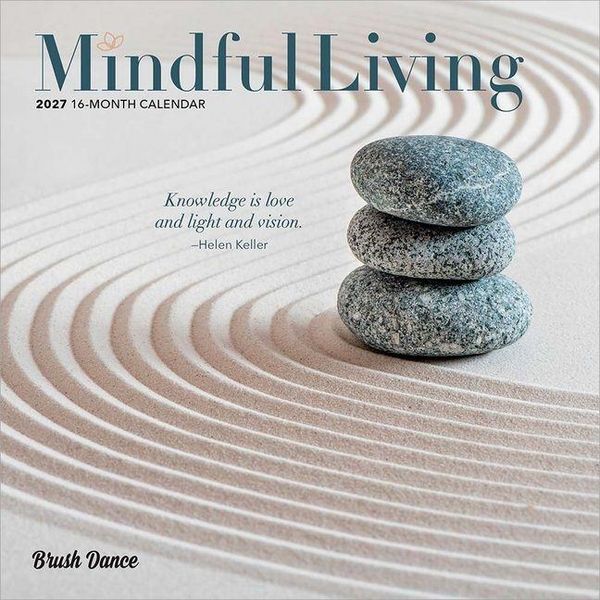 Produktbild: Mindful Living 2027 7 X 14 Inch (Hanging) Monthly Mini Wall Calendar
