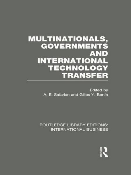 Produktbild: Multinationals, Governments and International Technology Transfer (RLE International Business)