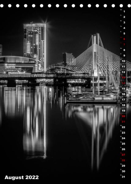 Produktbild: BOSTON Monochrome Impressionen (Tischkalender 2022 DIN A5 hoch)
