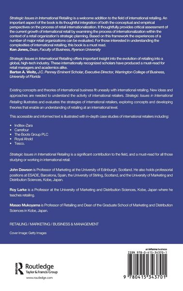 Produktbild: Strategic Issues in International Retailing