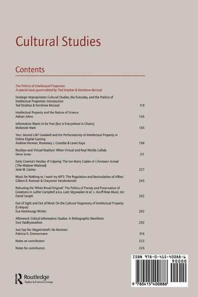 Produktbild: Cultural Studies