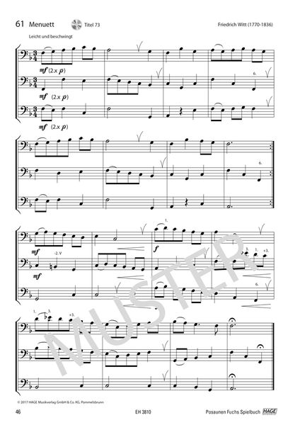 Produktbild: Posaunen Fuchs Spielbuch (mit MP3-CD)