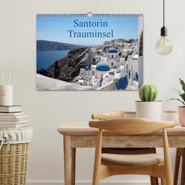 Produktbild: Santorin Trauminsel (Wandkalender 2026 DIN A3 quer), CALVENDO Monatskalender