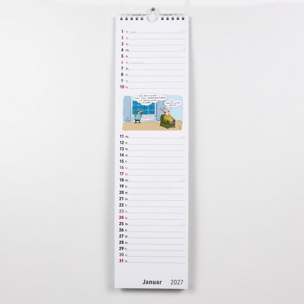 Produktbild: Ruhestand Streifenkalender 2027: Monatskalender f&uuml;r die Wand