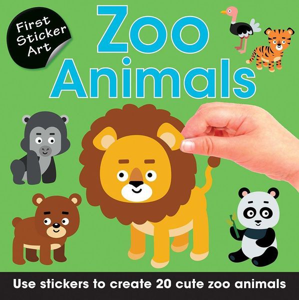 Produktbild: First Sticker Art: Zoo Animals